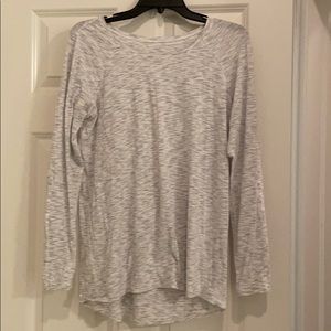 Lululemon heathered gray long sleeve